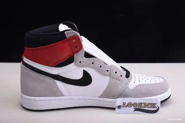 HYPE Grey OG Light 555088-126 Air 1 High Jordan Smoke 0619
